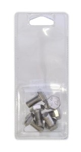 Śruba cały gwint M10x20 mm stal szlachetna A2 6 szt. KR9331020RVSP006