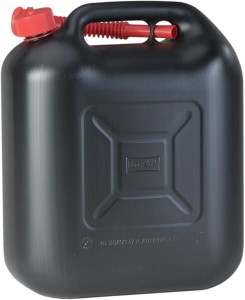Kanister z tworzywa czarny Hünersdorff, 20 l JK8135