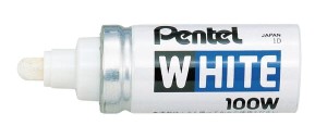 Marker X100W Pentel, biały 009014