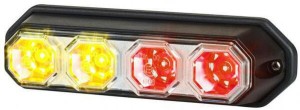 Lampa tylna zespolona LED, LZD2264 prostokątna 12/24V LA40060