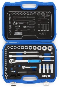 Zestaw kluczy nasadowych 1/4"+1/2", 69 elem. 19BMC20