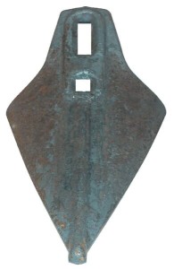 Redliczka 295x170x9 mm wygięta, 2-otw. pasująca do Amazone CP120