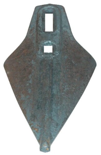 Redliczka 295x170x9 mm wygięta, 2-otw. pasująca do Amazone CP120 - Intertraktor