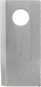 Nożyk kosiarki rotacyjnej prawy 102x48x4 mm otwór Ø 19 mm okrągły pasuje do Niemeyer 25 szt. 570446KR