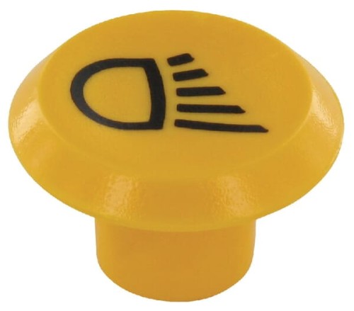 Symbol przełącznika, lamp roboczych, okrągły, żółty 11316890PN - Intertraktor
