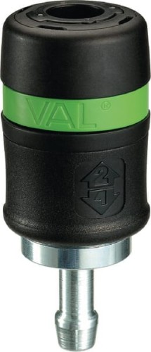 Szybkozłącze z zabezpieczeniem i króćcem na wąż 13 mm ESG071813 - Intertraktor