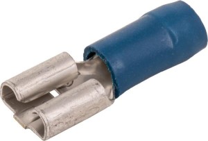 Końcówka przewodu płaska nasadkowa niebieska 1.5-2.5 mm² 6.3x0.8 LF542