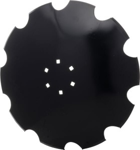 Talerz brony uzębiony, 610x5 mm, 6 otworów 120 mm rozstaw HD610120