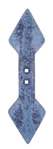 Redliczka 440x135x19 mm obracalna wygięta, 2-otw. CP23