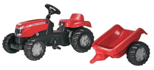 Traktor RollyKid Massey Fergusson z przyczepą R01230 - Intertraktor