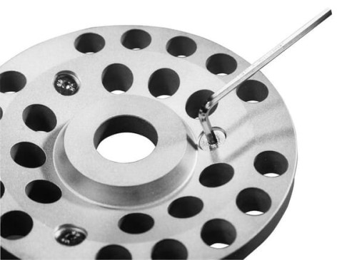 Tarcza do korekcji racic aluminiowa Profi, 3 ostrzowa, Ø 120 mm 16316 - Intertraktor
