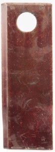 Nożyk kosiarki rotacyjnej prawy 141x50x4 mm otwór Ø 19 mm okrągły pasuje do Vicon VGLE324