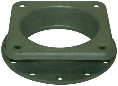 Adapter z kołnierzem okrągłym (6 otworów) i czworokątnym, 6" kołnierz E 6" 6323000Z - Intertraktor