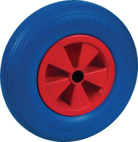 Koło z oponą z pianki poliuratenowej, 480/400x8 oś 20 mm WH400100PBKU - Intertraktor