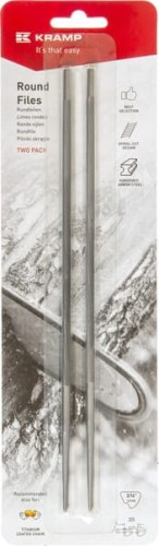 Pilnik okrągły na kartonowym podkładzie, 2 sztuki 3/16" 4.8mm 3162FKR - Intertraktor