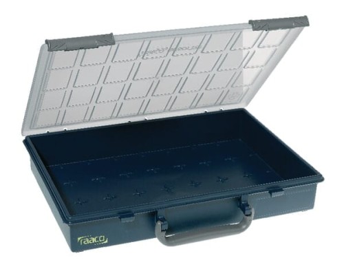 Kasetka asortymentowa, 338x261x57 mm niebieska polipropylenowa, PSC 4-01 Raaco 136204 - Intertraktor