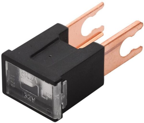 Bezpiecznik samochodowy Pal, 80A L= 15 mm czarny 1 szt. Hella 8JS740026221 - Intertraktor