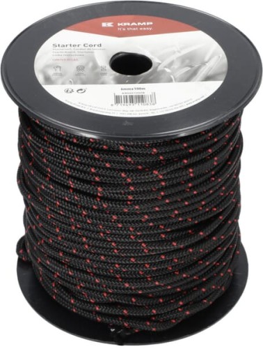 Linka rozrusznika 6.0 mm x 100 m czarna KR0601000B - Intertraktor
