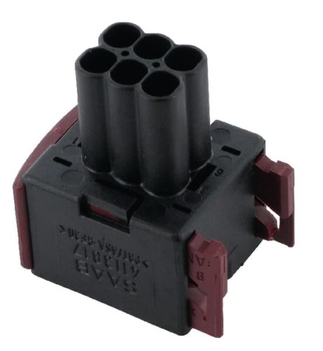 Obudowa gniazda, 6 P. wewnętrzna JPT AMP9632121 - Intertraktor