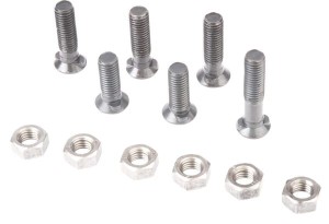 Zestaw śrub 2 szt. M12x35 mm podsadzenie owalne, 3 szt. M12x45 mm podsadzenie owalne + nakrętki TB40110