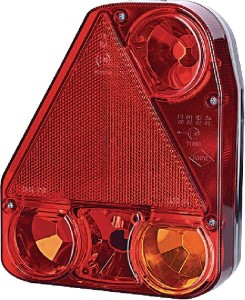 Lampa tylna zespolona, lewa 12/24V LA45008