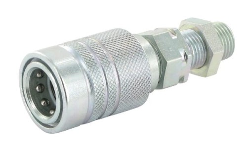 Szybkozłącze gniazdo SKP-F 1/2" gwint grodziowy M26x1.5 18L SKPF12N26 - Intertraktor