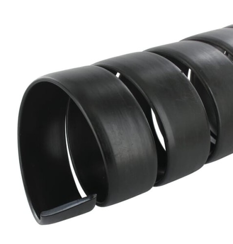 Osłona spiralna węża typ KBV czarna Safeplast, 113-130 mm KBV125Z - Intertraktor