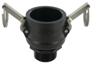 Gniazdo Camlock typ B PP Arag, gwint zew. 1 1/2"-1 1/4" 18106B5