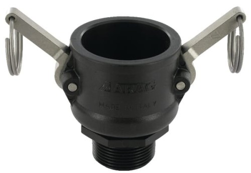 Gniazdo Camlock typ B PP Arag, gwint zew. 1 1/2"-1 1/4" 18106B5 - Intertraktor