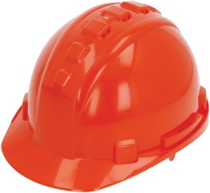Kask ochronny z tworzywa ABS, pomarańczowy KH10010001