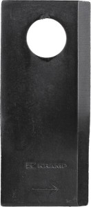 Nożyk kosiarki rotacyjnej lewy 112x49x4 mm otwór Ø 21 mm okrągły pasuje do Pöttinger 25 szt. 434969KR