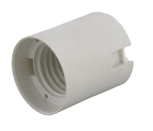 Oprawa do żarówki E27, z tworzywa biała EM4515706 - Intertraktor
