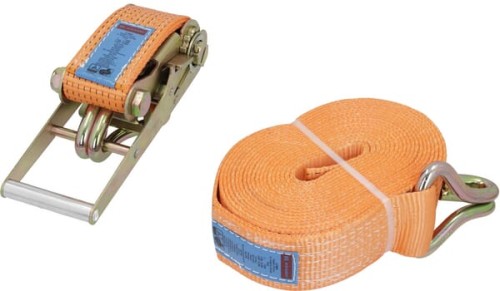 Pas transportowy z napinaczem grzechotkowym i hakiem J 10 m TS2075100E - Intertraktor