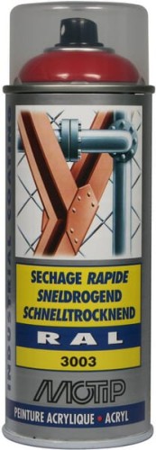 Lakier akrylowy w sprayu, RAL 3003 rubinowy 400 ml 07100 - Intertraktor