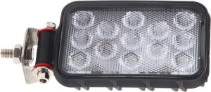 Lampa robocza LED, prostokątna 13W 1600lm 12/36V z wtyczką Deutsch 2-pin, światło rozproszone 13 LED Kramp LA10402