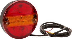 Lampa tylna zespolona LED, okrągła, Ø 142 mm 12/24V Kramp LA40041
