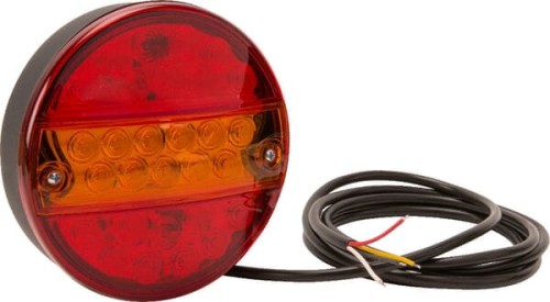 Lampa tylna zespolona LED, okrągła, Ø 142 mm 12/24V Kramp LA40041 - Intertraktor