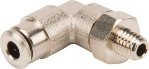 Szybkozłącze kolankowe 90° Ø 4 mm obrotowe gwint zewnętrzny M6x1 Kramp CLWSS4MK61