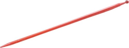 Ząb ładowacza, prosty, profil kwadratowy 36x1400 mm końcówka szpiczasta z nakrętką M20x1.5 czerwony Kverneland KK221154 - Intertraktor