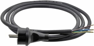 Przewód wymienny neoprenowy z wtyczką, 2 m 3 x 1.5 mm² MVS2315