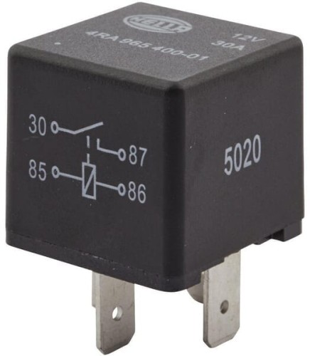 Przekaźnik, prądu roboczego, 12 V, Hella 4RA965400017 - Intertraktor