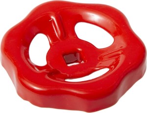 Pokrętło ręczne zaworu odcinającego czerwone, 1 1/4" 217617