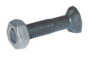 Śruba płużna 2-noskowa DIN11014 M10x50 mm kl. 8.8 z nakrętką 10502N