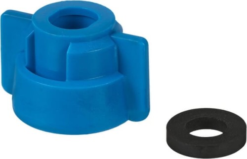 Pokrywka dyszy, bagnet, SW11, niebieski, z uszczelką, 25 szt., Geoline 8253007P025 - Intertraktor