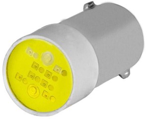 Żarówka LED BA9S, 12V Żółty 010BA9SLG12