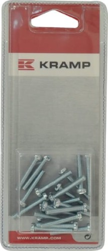 Wkręt z łbem walcowym M4x25 z rowkiem na wkrętak płaski (20 szt.) KR84425P020 - Intertraktor