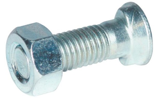 Śruba płużna 2-noskowa z łbem owalnym Kramp, M12 x 40 mm z nakrętką 1240COP025 - Intertraktor