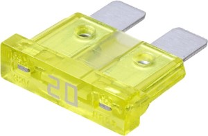 Bezpiecznik płaski, 20A L=20 mm żółty 1 szt. iMaXX SI22020P001