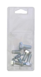 Śruba cały gwint M10x25 mm kl.8.8 ocynk 6 szt. KR9331025P006