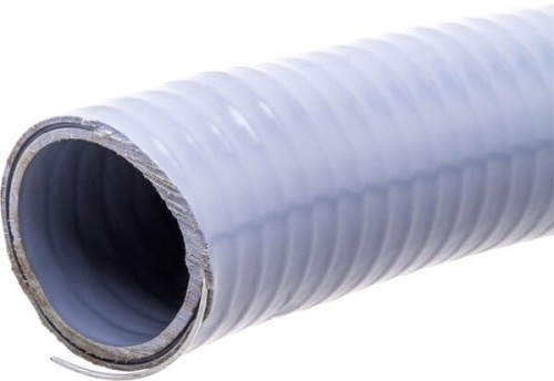 Wąż ssawno - tłoczny PCW szary ze spiralą stalową Turbaflex Kramp, 60 mm SL550060 - Intertraktor